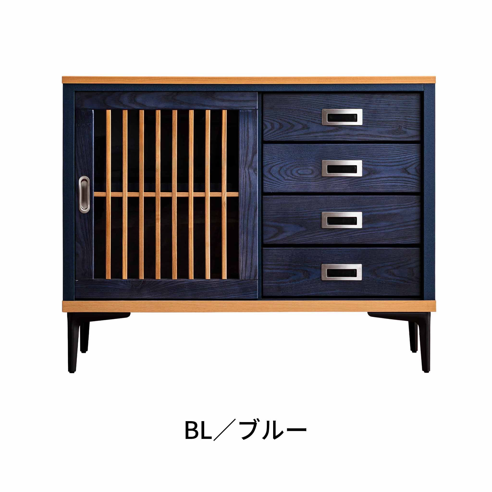 【息吹】 サイドボード90_Blue