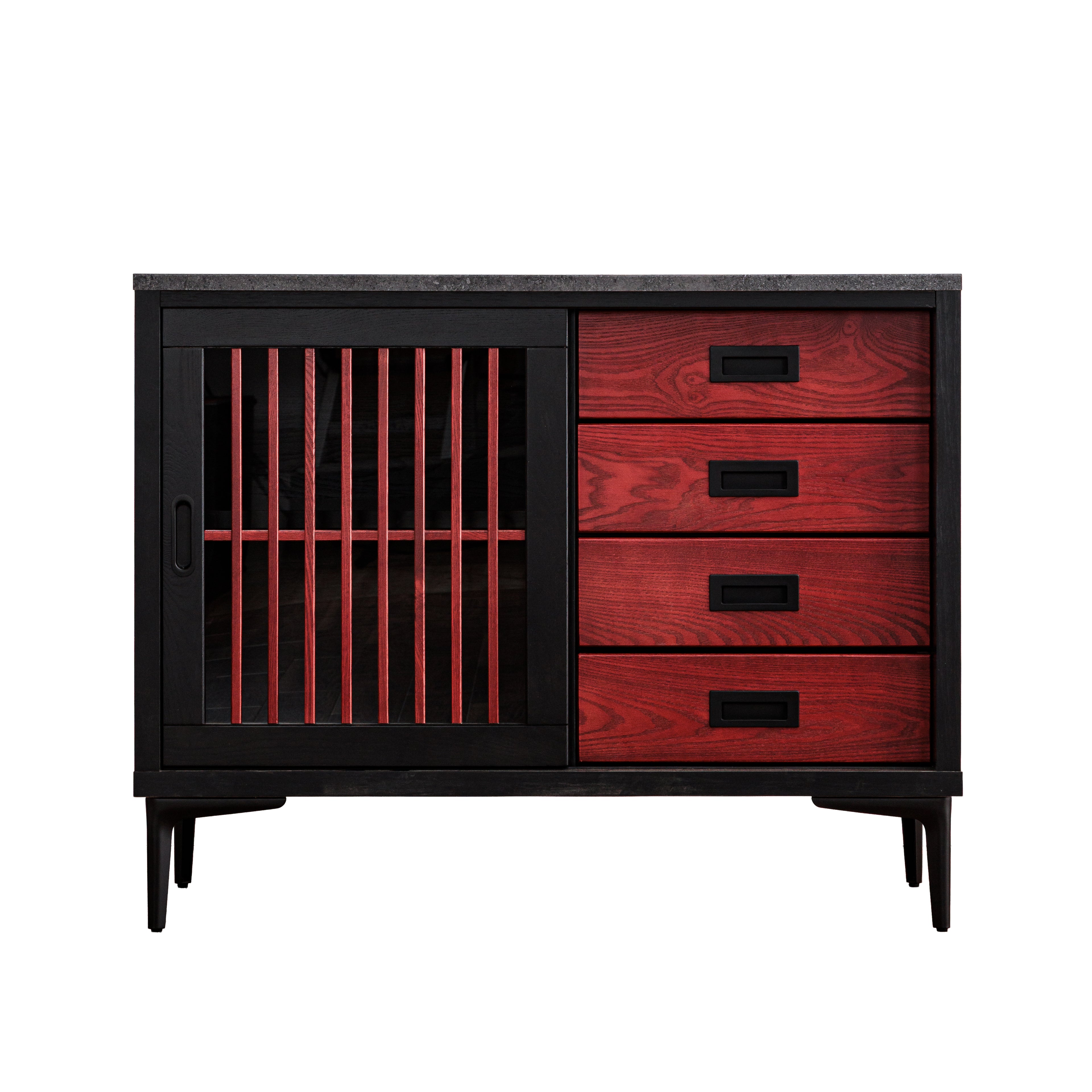 【IBUKI】 サイドボード90_Black