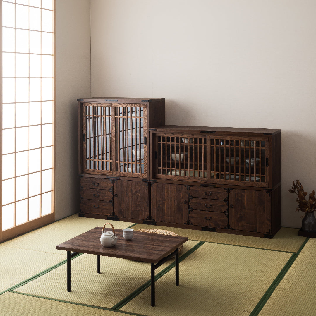 禅Ⅱ】水屋90_Brown – 浅川木工株式会社